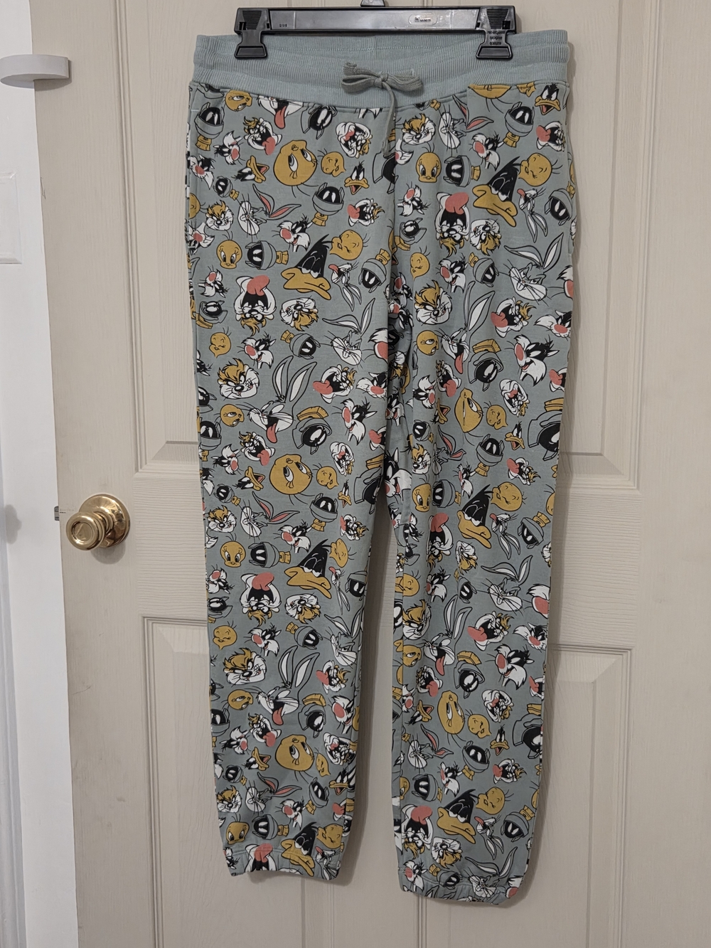Warner Bros. Looney Tunes Sage Green Cartoon Tag Sweatpant